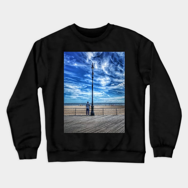 Coney Island, Brooklyn, New York City Crewneck Sweatshirt by eleonoraingrid